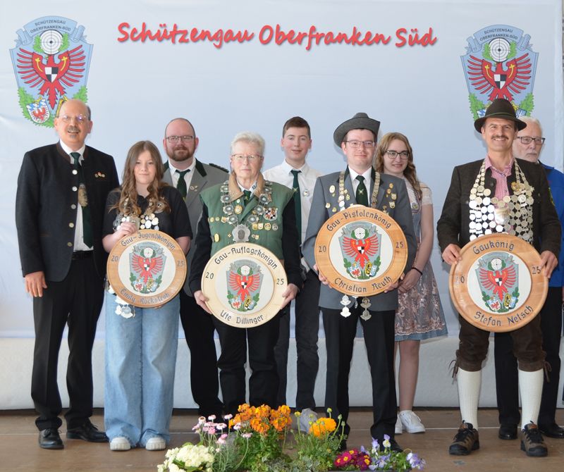 die neuen Gaukönige und Adjudanten 2025
